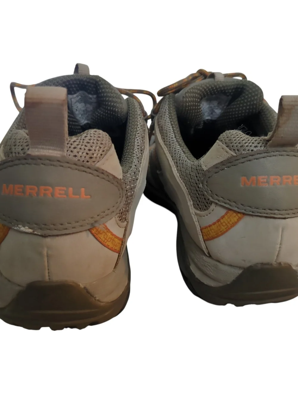 Merrell Siren Sport 2 Hiking Shoes Women 9.5 Gray Orange J52408 Vibram Gorpcore